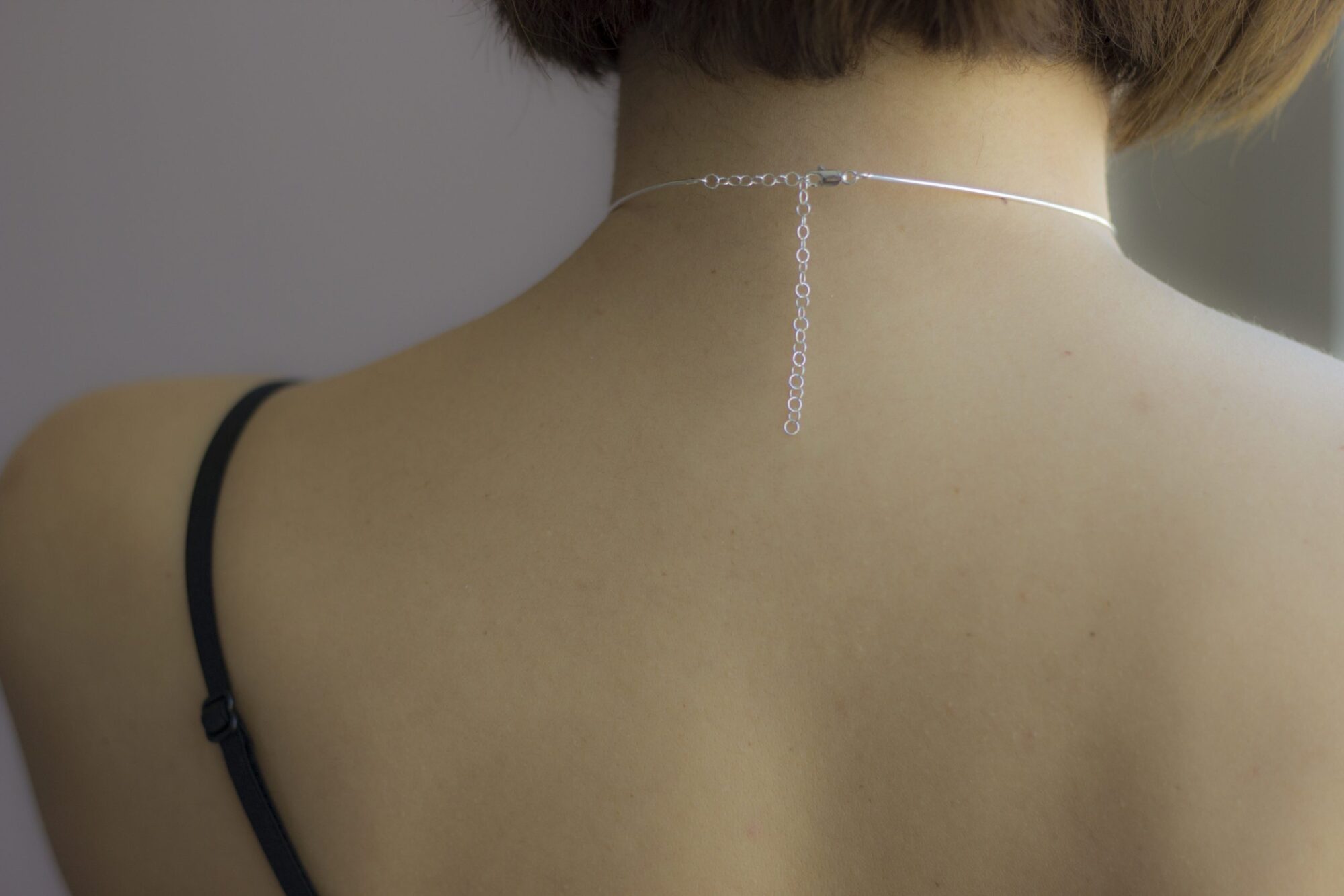 Yıldız Sallantılı Choker Gümüş Kolye / Lariat Kolye* - Görsel 4