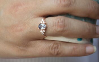 Aleksandrit 14 K Altın Yüzük /Alexandrite / Nişan - Evlilik Yüzüğü / 14 ayar Altın Yüzük - Görsel 3