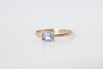 14 Ayar Aquamarine Yüzük - Görsel 8