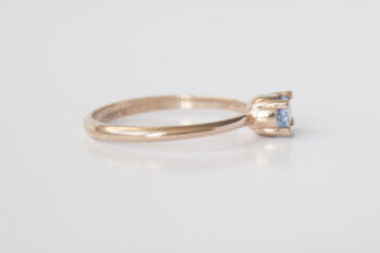 14 Ayar Aquamarine Yüzük - Görsel 4