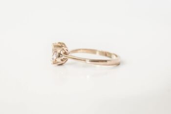 14 Ayar Altın Morganite Yüzük - Görsel 7