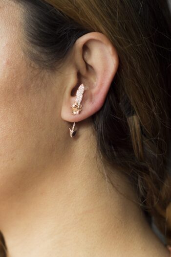 Çiçekli Ok Küpe / Flowers Arrow Earrings / Şık Boho Küpeler