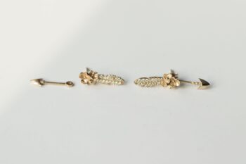 Çiçekli Ok Küpe / Flowers Arrow Earrings / Şık Boho Küpeler - Görsel 8