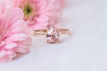14 Ayar Altın Morganite Yüzük - Görsel 13