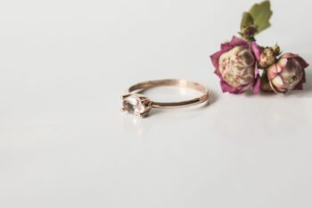 14 Ayar  Morganite Yüzük - Görsel 2