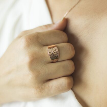 Göz Gümüş Yüzük / Nazar Yüzük / Studio Mirage *