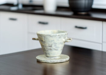 Stoneware Seramik Dripper Set / Taş Görünümlü Seramik