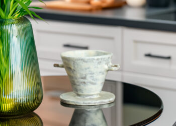Stoneware Seramik Dripper Set / Taş Görünümlü Seramik