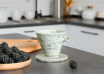 Stoneware Seramik Dripper Set / Taş Görünümlü Seramik