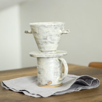 Stoneware Seramik Dripper Set / Taş Görünümlü Seramik