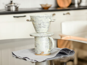 Stoneware Seramik Dripper Set / Taş Görünümlü Seramik