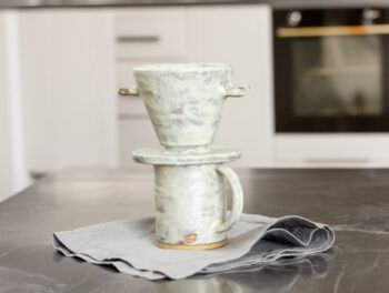 Stoneware Seramik Dripper Set / Taş Görünümlü Seramik