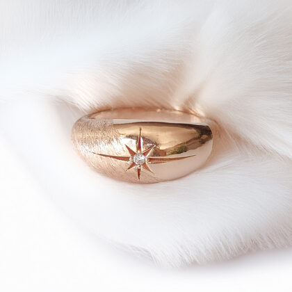 14 Ayar Altın Yıldız Yüzük / Studio Mirage