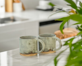 Stoneware Seramik Kupa Set ( 2 kupa ) - Görsel 3
