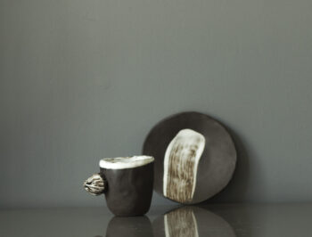 El Yapımı Stoneware Seramik Fincan - Görsel 2