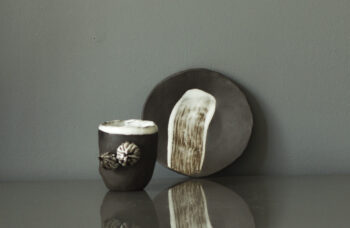 El Yapımı Stoneware Seramik Fincan - Görsel 3