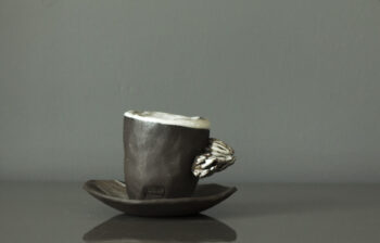 El Yapımı Stoneware Seramik Fincan - Görsel 5