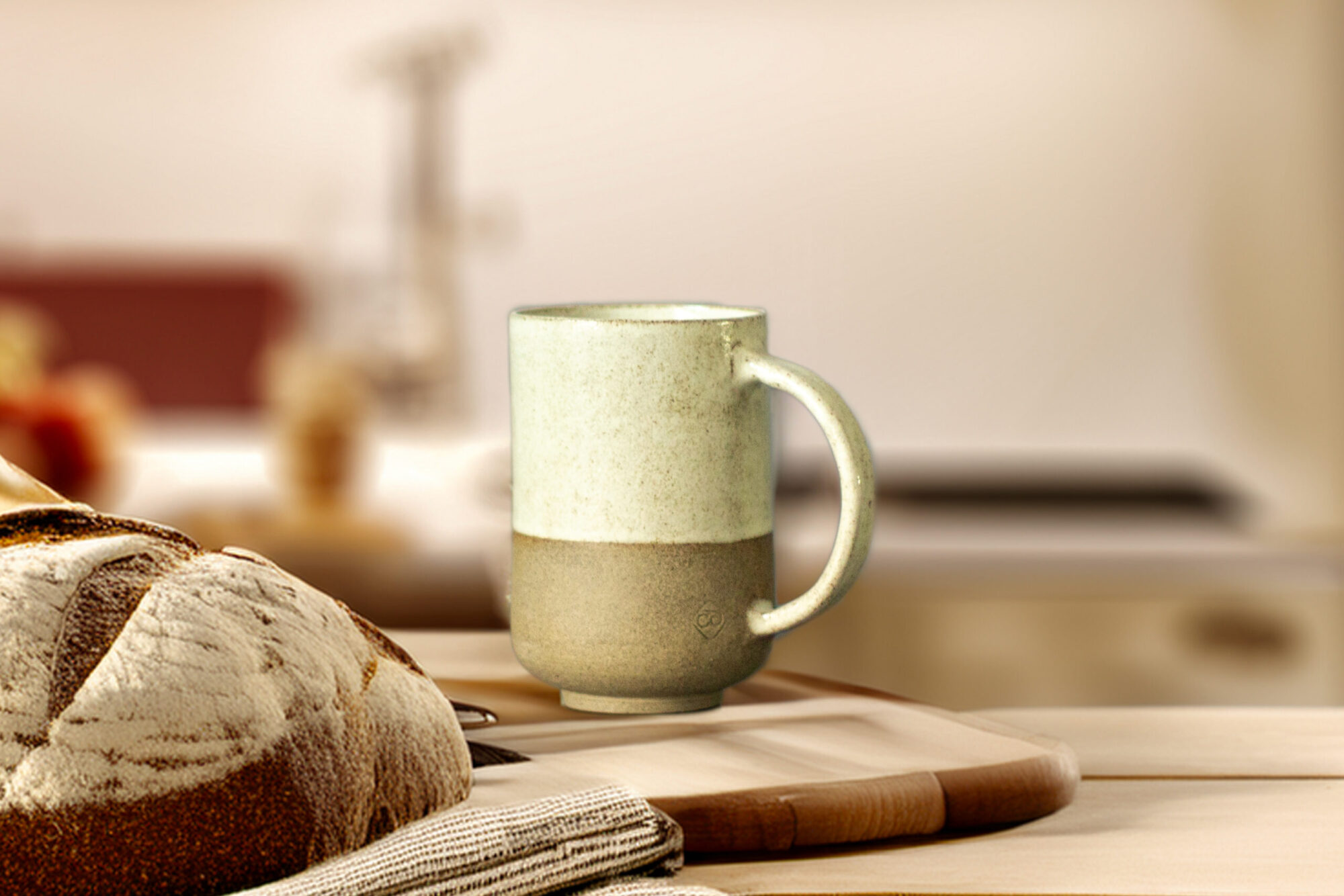 El Yapımı Stoneware Seramik Kahve Kupası / Stoneware