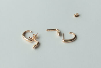 Yılan Gümüş Küpe / Ear Jacket Küpe /Çift - Görsel 14