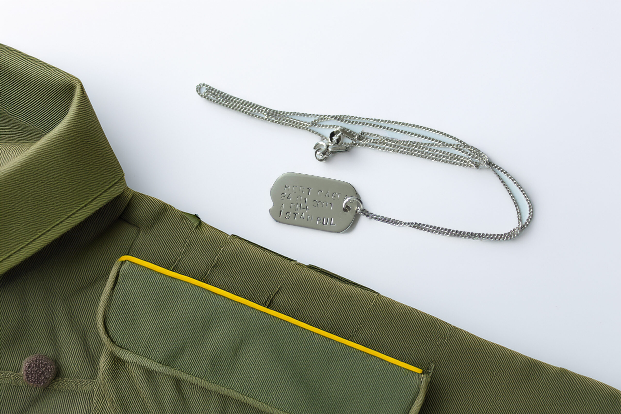 "Medal of Honor" GümüŠKolye / Asker Künyesi / Dog Tag kolye - Görsel 2