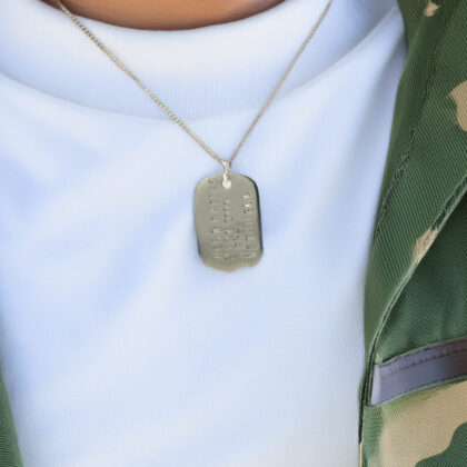 "Medal of Honor" Gümüş Kolye / Asker Künyesi / Dog Tag kolye*