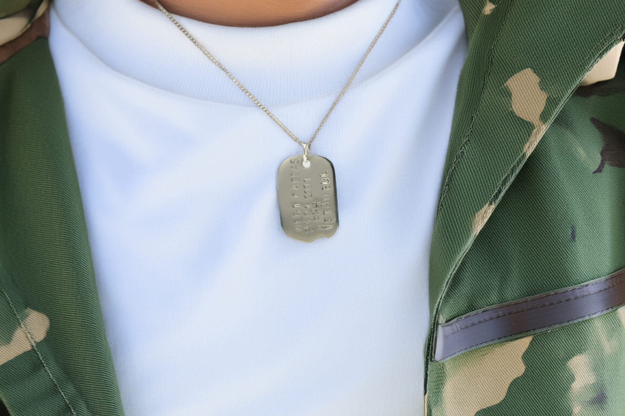 "Medal of Honor" GümüŠKolye / Asker Künyesi / Dog Tag kolye