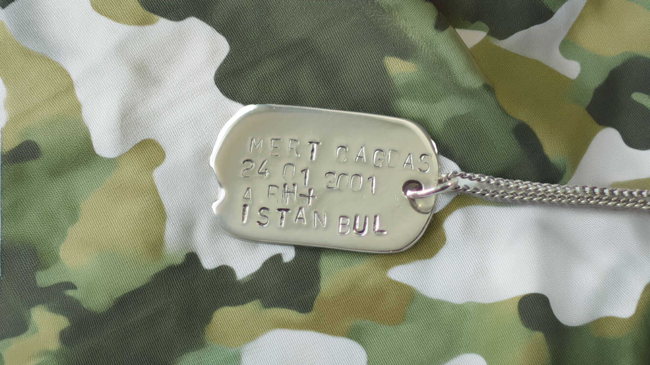 "Medal of Honor" GümüŠKolye / Asker Künyesi / Dog Tag kolye - Görsel 5