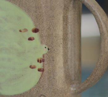 Kuş ve Tavşan Stoneware Seramik Kupa