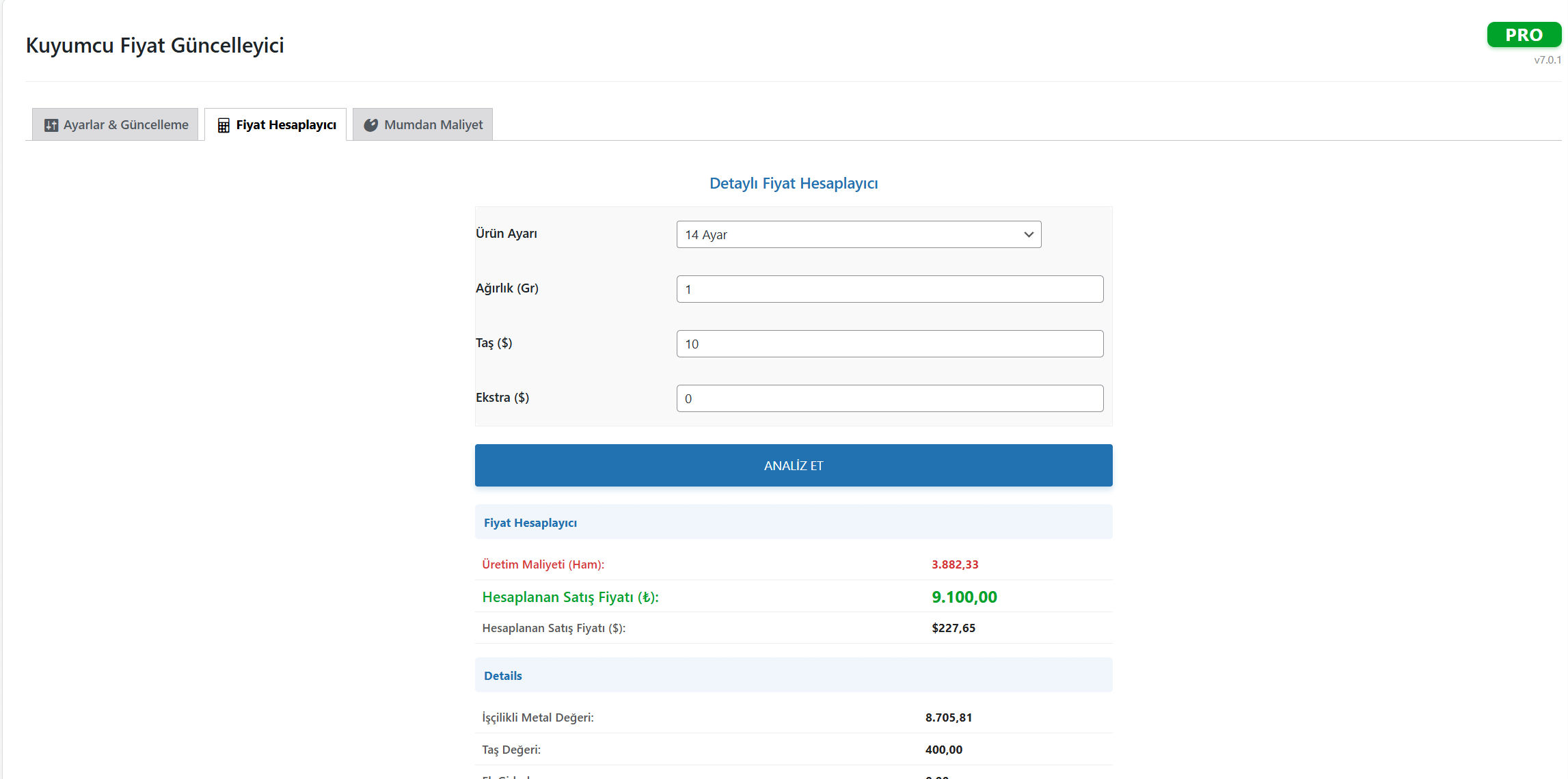 Kuyumcu Fiyat Güncelleyici Woocommerce Eklentisi -1 yıllık kullanım | Jewelry Price Updater Woocommerce Add On-1 year of use