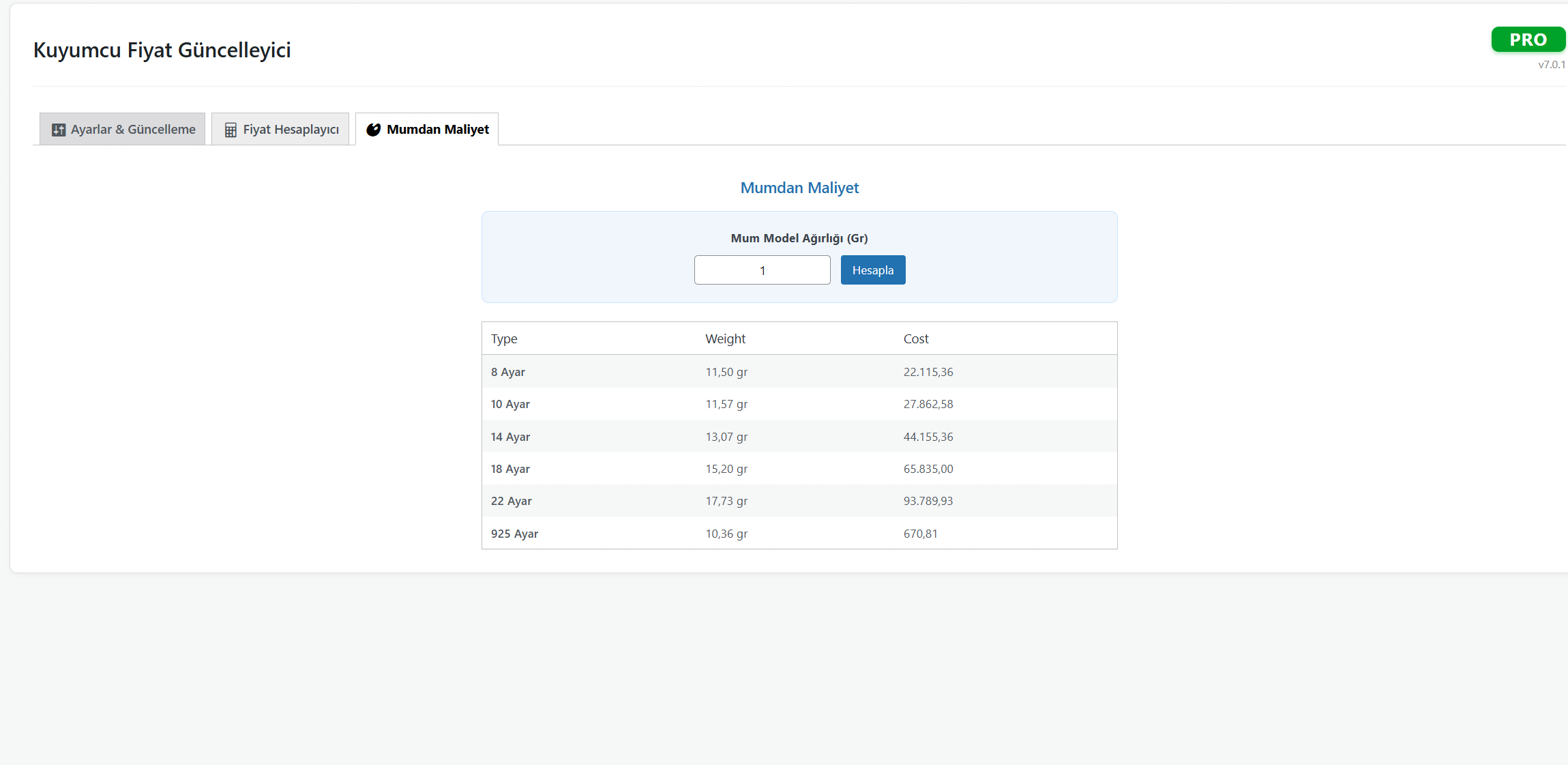 Kuyumcu Fiyat Güncelleyici Woocommerce Eklentisi -1 yıllık kullanım | Jewelry Price Updater Woocommerce Add On-1 year of use