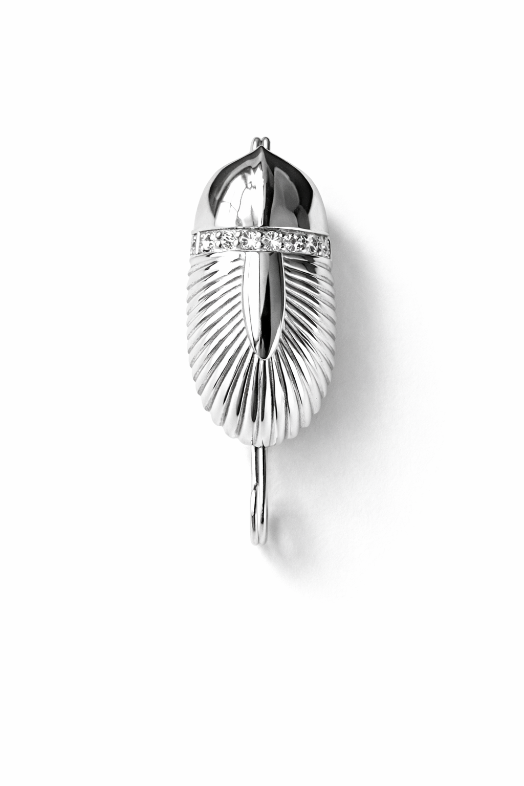 Form Scarab | 925 Ayar Gümüş Scarab Yaka İğnesi